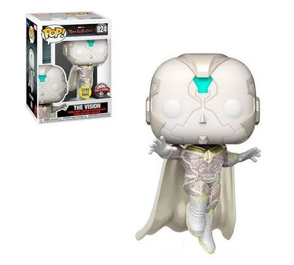 the vision #824 Marvel Funko Pop! vinyl + free case