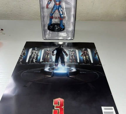 Iron Patriot #23 Marvel Movie Hand painted Eaglemoss figurine with magazine 