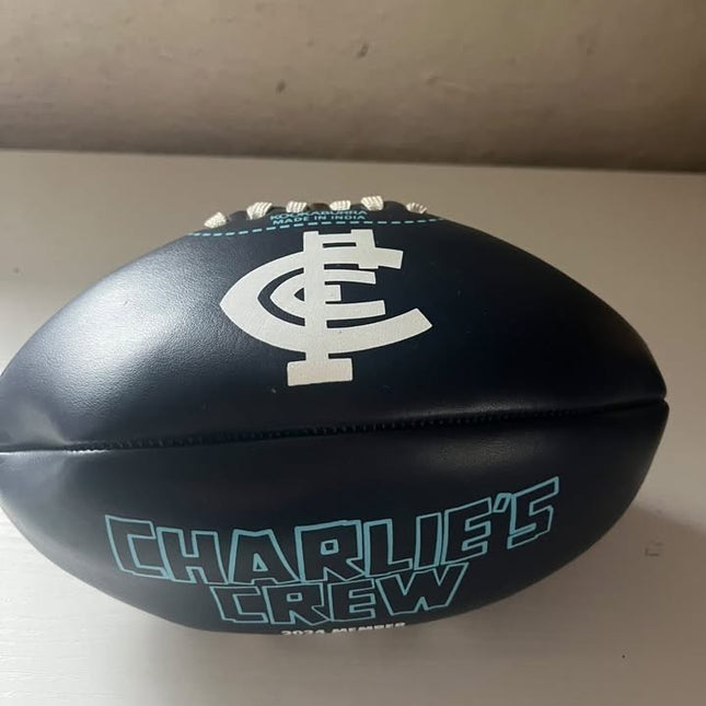 Carlton Charlie Curnow FOOTBALL OFFICAL AFL BRANDED 