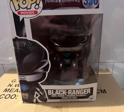 Black Ranger #396 Power Rangers Funko Pop! vinyl (damaged)