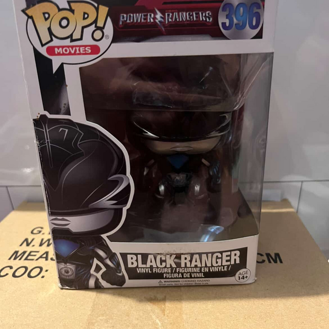 Black Ranger #396 Power Rangers Funko Pop! vinyl (damaged)