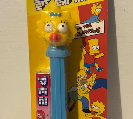 Simpsons Maggie vintage 1990's pez Sealed