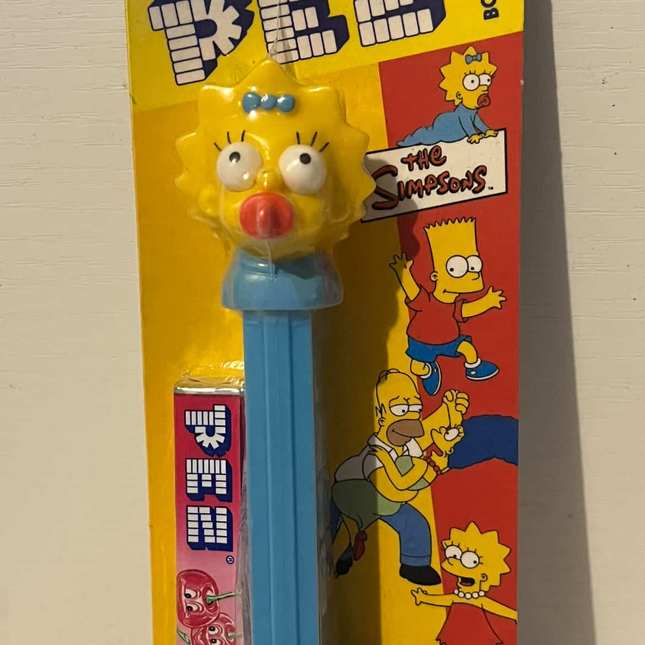 Simpsons Maggie vintage 1990's pez Sealed