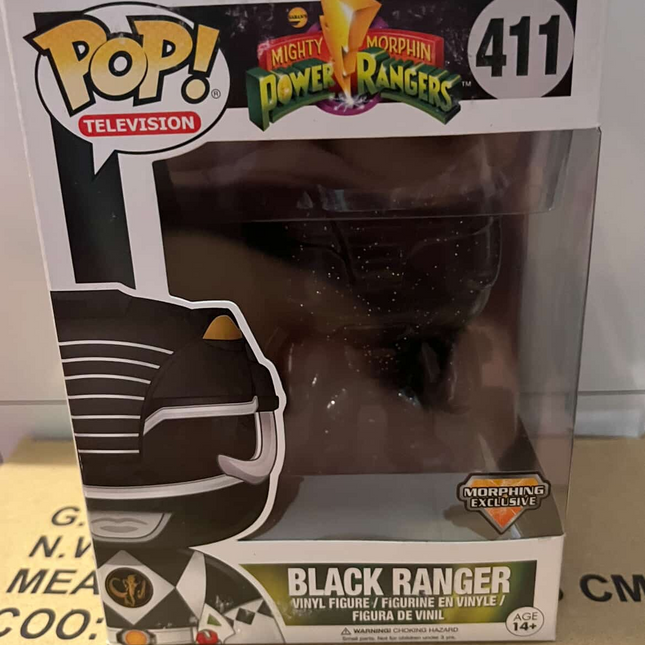 Black ranger #411 Power Rangers Funko Pop! vinyl (damaged)