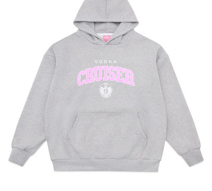 Vodka Cruiser Varsity Hoodie Grey - Large