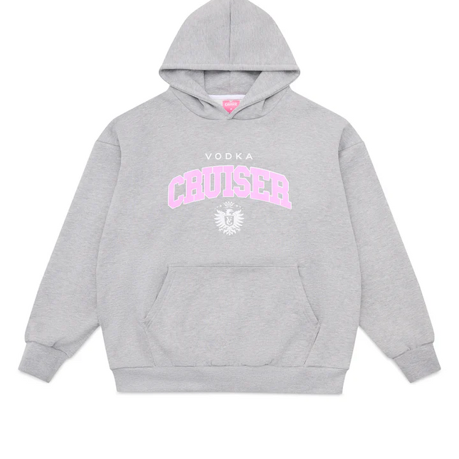 Vodka Cruiser Varsity Hoodie Grey - Large