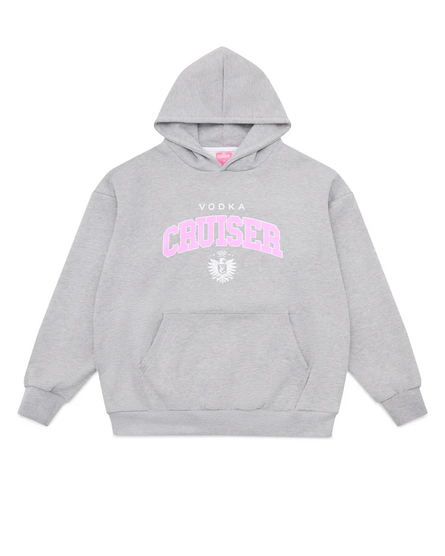 Vodka Cruiser Varsity Hoodie Grey - Large