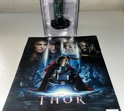 Fandral #53 THOR Marvel Movie Hand painted Eaglemoss figurine with magazine 
