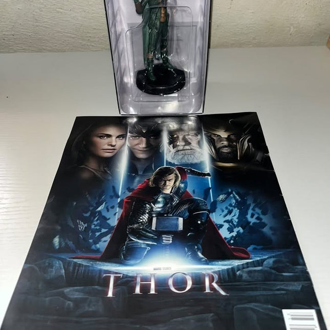 Fandral #53 THOR Marvel Movie Hand painted Eaglemoss figurine with magazine 