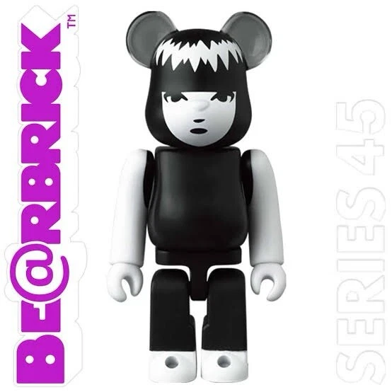 Bearbrick 100% Be@rbrick Series 45 Horror Emily The Strange with Card
