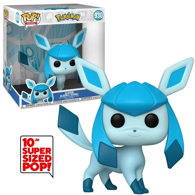 Glaceon #930 Super Sized 10" inch Pokemon Funko Pop! vinyl
