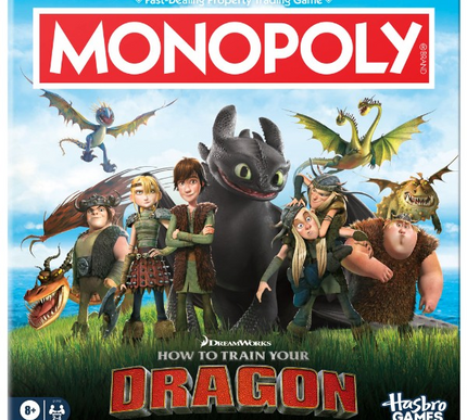 How to train your dragon Brand new sealed monopoly game board