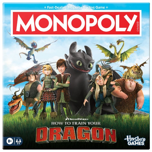 How to train your dragon Brand new sealed monopoly game board