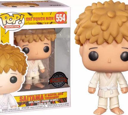 Funko POP! Animation One Punch Man #554 Saitama at Martial Arts + free case