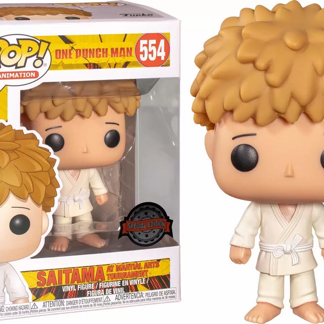 Funko POP! Animation One Punch Man #554 Saitama at Martial Arts + free case