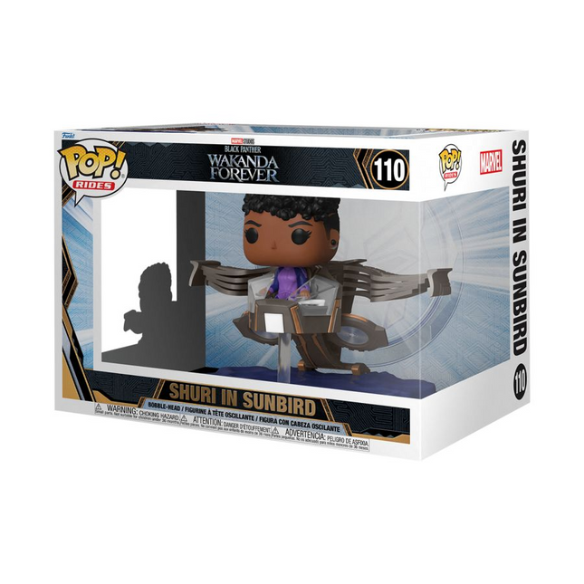 Black Panther: Wakanda Forever Shuri in Sunbird #110 Funko Pop! vinyl Rides 