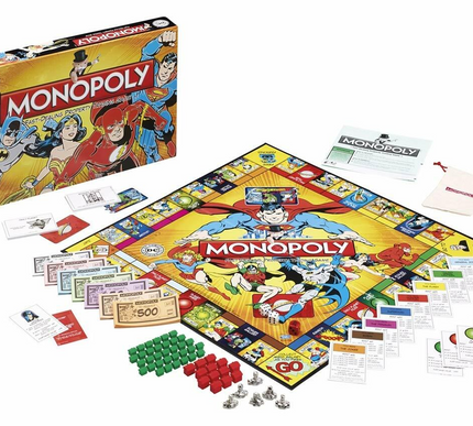 Brand new DC COMICS sealed monopoly game board