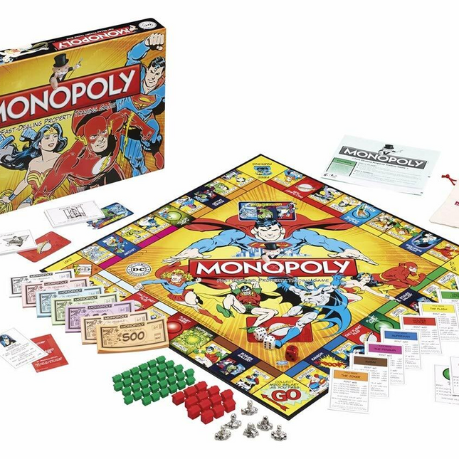 Brand new DC COMICS sealed monopoly game board