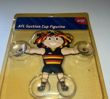 Vintage Adeliade Crows Suction Cup figureine OFFICAL AFL BRANDED 
