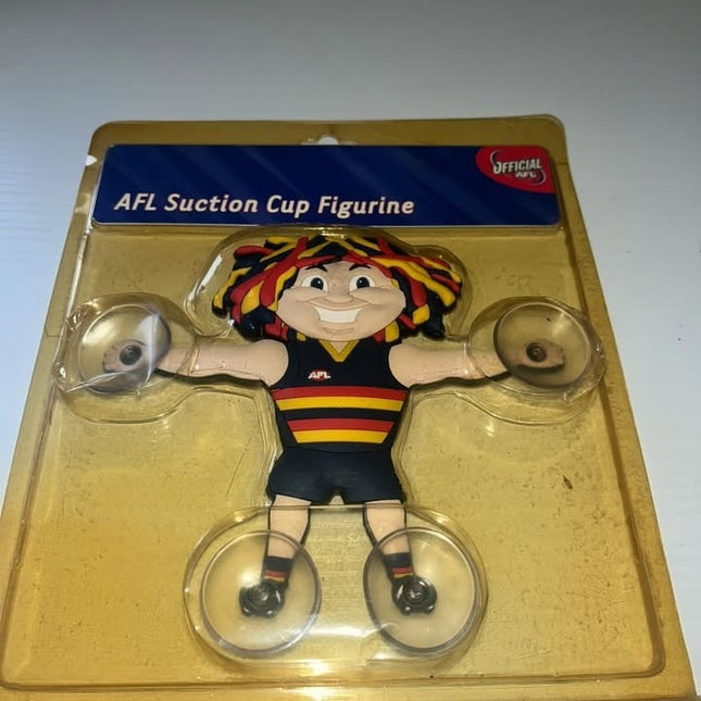 Vintage Adeliade Crows Suction Cup figureine OFFICAL AFL BRANDED 