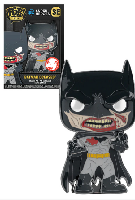 Batman Deceased Enamel Pin (bloody) Pop! funko vinyl DC + Free case