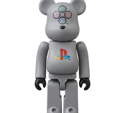 Bearbrick Series 48 Pattern Secret PlayStation Grey 100% Brand New