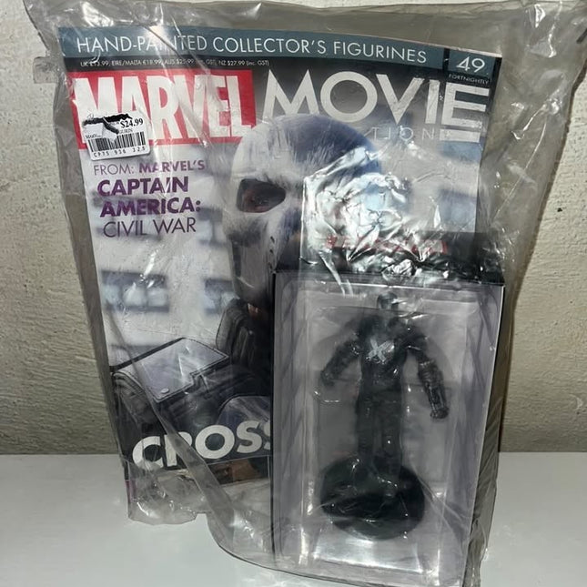 Crossbones #49 Marvel Movie Hand painted Eaglemoss figurine with magazine 