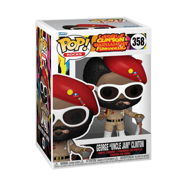 george clinton #358 Pop! vinyl music funko + free case