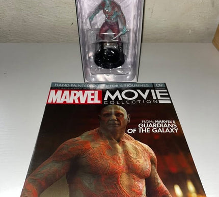 Drax #09 guardians of the galaxy Hand painted Eaglemoss figurine with magazine 