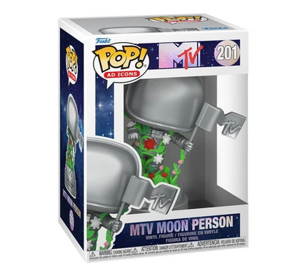 MTV MOON MAN #201 Metallic Funko Pop! Vinyl Figure 