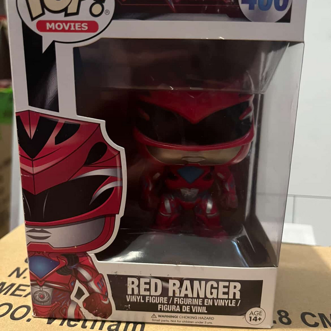 Red Ranger #400 Power Rangers Funko Pop! vinyl (damaged)