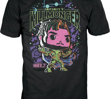Funko Pop Marvel Studios What If Tees Killmonger & Shirt - MEDIUM