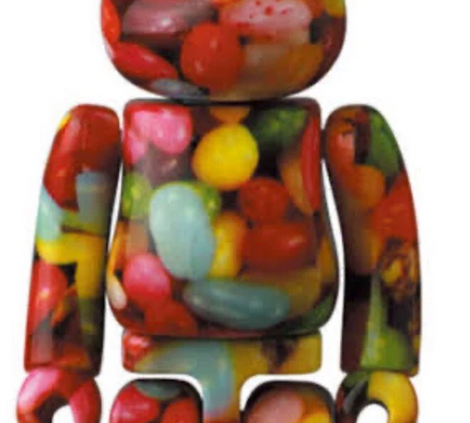 Jellybean 100% BE@RBRICK Medicom Series 45 Jelly Bean Bearbrick - 