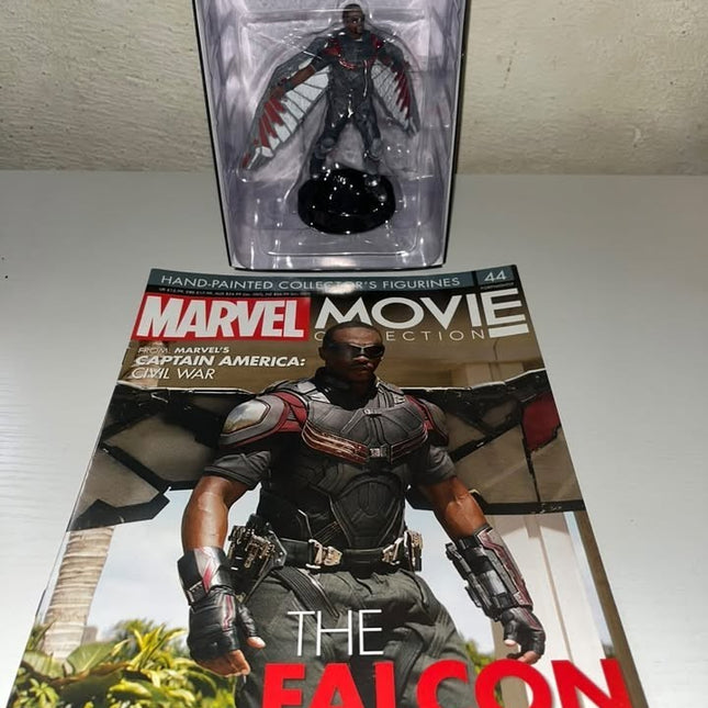 The Falcon #44 Marvel Movie Hand painted Eaglemoss figurine with magazine 