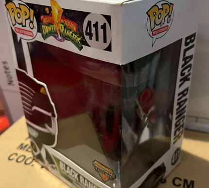 Black ranger #411 Power Rangers Funko Pop! vinyl (damaged)