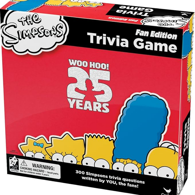 NEW The Simpsons Fan Edition 25th Anniversary Trivia Board Game Cardinal Sealed