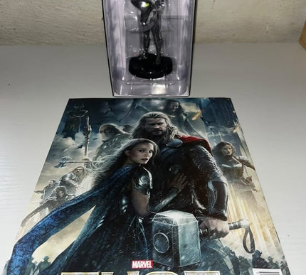 Dark elf #50 THOR Marvel Movie Hand painted Eaglemoss figurine with magazine 