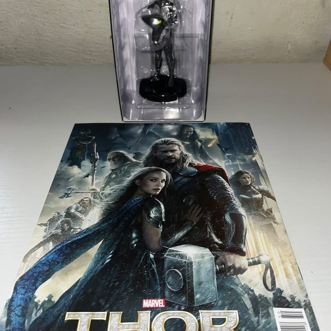 Dark elf #50 THOR Marvel Movie Hand painted Eaglemoss figurine with magazine 
