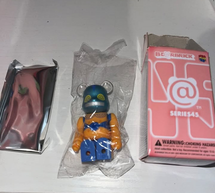 Bearbrick 100% Series 45 Secret RARE - SOFTVINYL TOY (unsealed With Card)