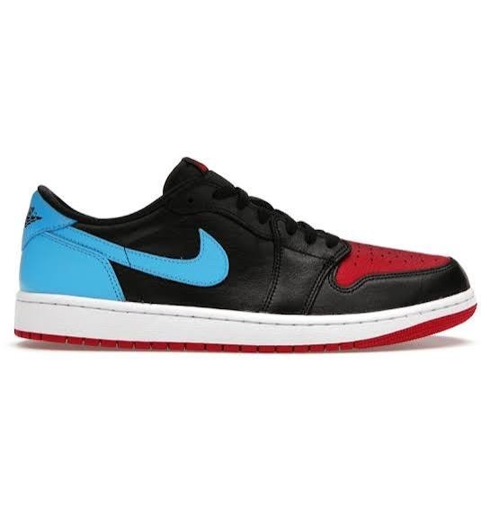 Jordan 1 Retro Low OG Red/Blue Size 8us womens CZ0775-046