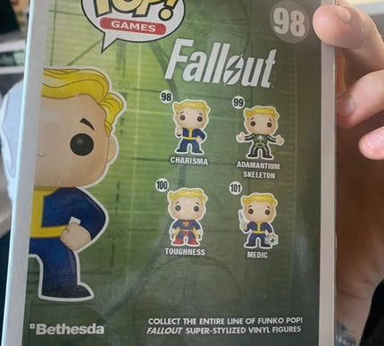 Funko Pop Vinyl Fallout MIB 98 Charisma 2016