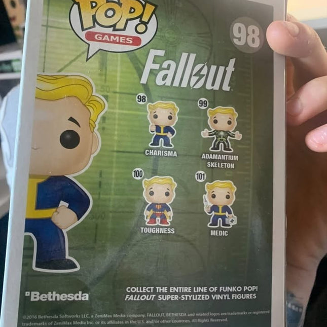 Funko Pop Vinyl Fallout MIB 98 Charisma 2016