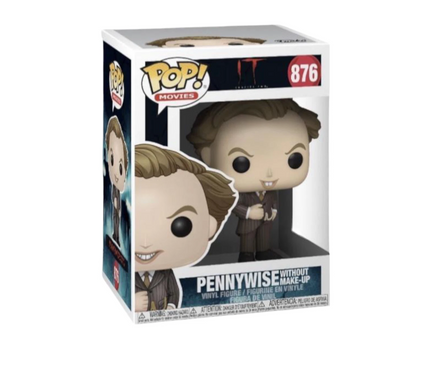 Funko - Pennywise Without Make-up #876 IT Chapter Two + free case