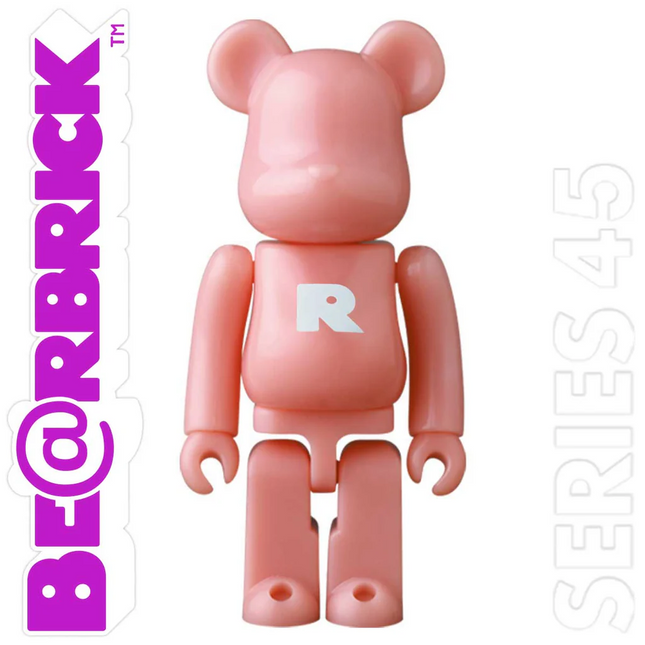 Bearbrick 100% Be@rbrick Series 45 S45 Basic Alphabet Letter Small R with Card