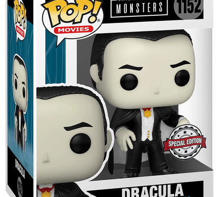 Funko POP! Movies Universal Studios Monsters #1152 Dracula + free case