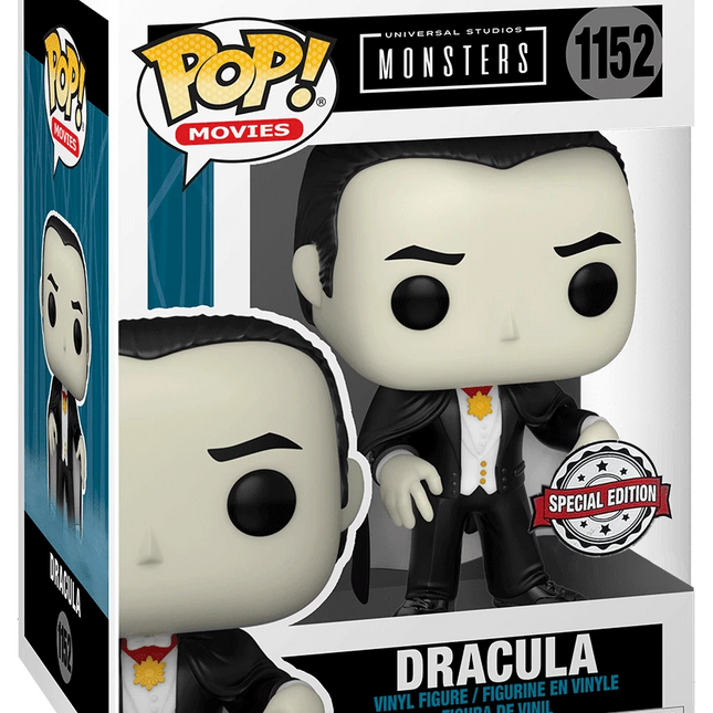 Funko POP! Movies Universal Studios Monsters #1152 Dracula + free case