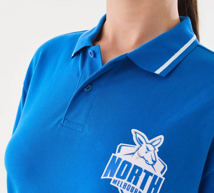 Official AFL Adult Polo Shirt - NORTH MELBORUNE - MEDIUM