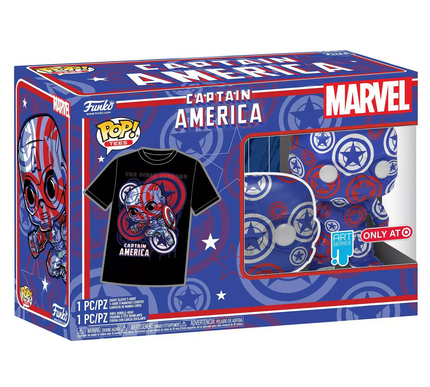 Captain America: Civil War - Artist Series Funko Pop! Vinyl & T-Shirt - SMALL