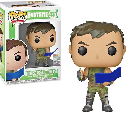 Highrise assault trooper #431 "GAMES" Funko Pop! Vinyl Figure (damaged)