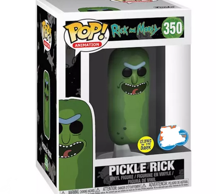 Pickle Rick #350 Glow In the dark, Rick & Morty Funko Pop! vinyl 